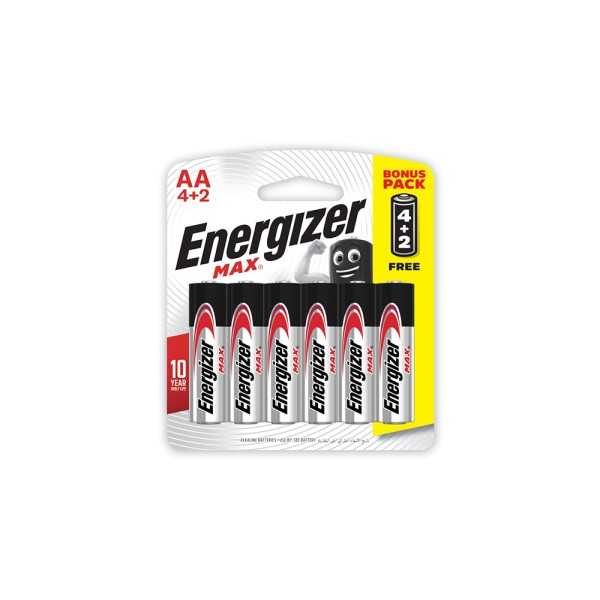 Energizer AA 4+2 FREE 106819-V001 by Energizer