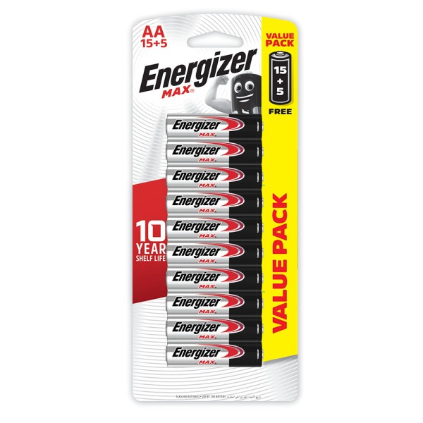 Energizer AA 15+5 FREE 106819-V008 by Energizer