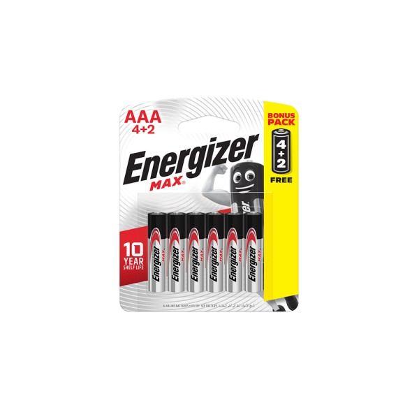 Energizer AAA 4+2 FREE 106825-V002 by Energizer