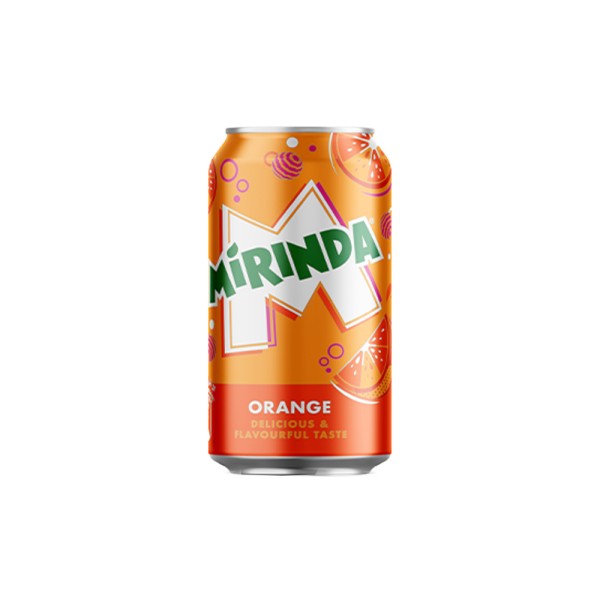 Mirinda Orange Can 330ml 110774-V001 by Mirinda
