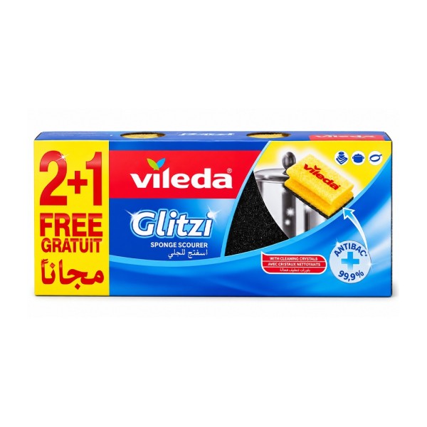 Vileda Scourer Glitzi Crystal X3 Special Price