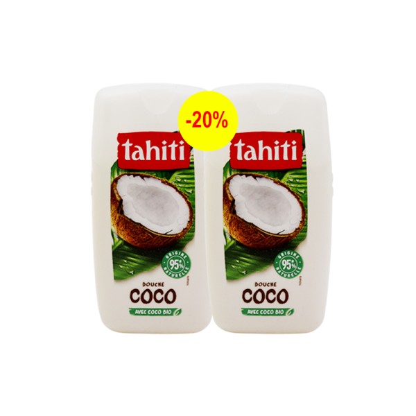 TAHITI 2xSHOWER GEL COCO -20PCUT