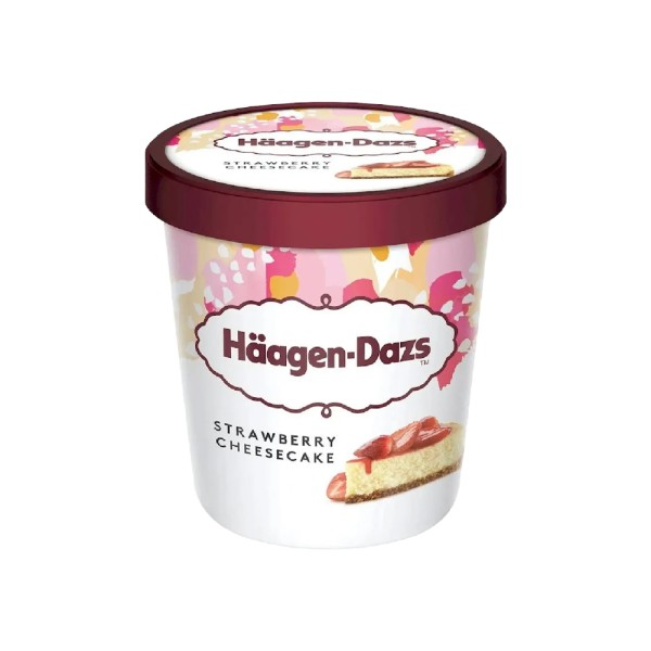 HAGEN DAZ STRAWBERRY CHEESE CAKE