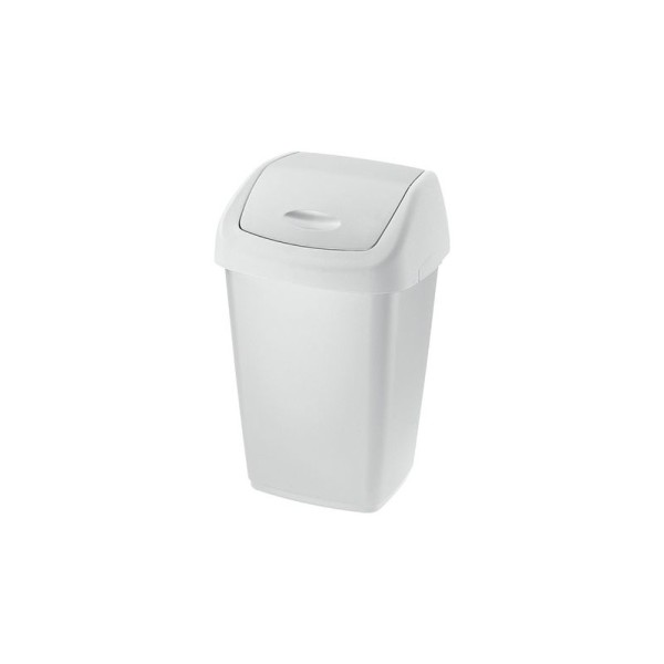 CURVER TRASH BIN SWING TOP WHITE