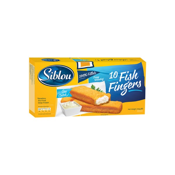 Siblou 10 Fish Fingers - 250G 141315-V001 by Siblou