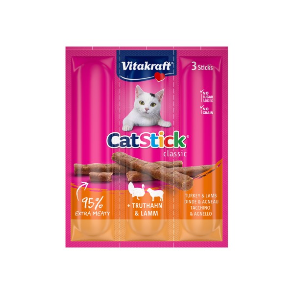 VITAKRAFT CAT MINI STICK TURKEY AND LAMB