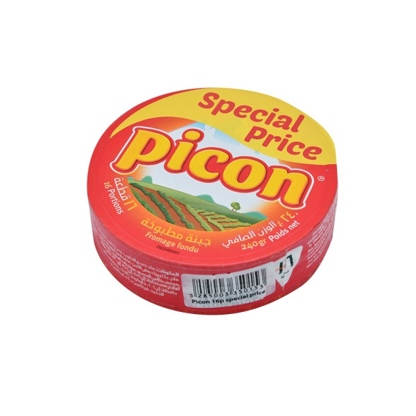 Picon Cheese Portions 16 Pieces 240G 148495-V001 by Picon