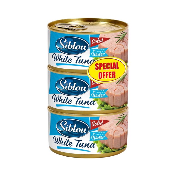 SIBLOU 3 WHITE TUNA IN WATER AT SP 