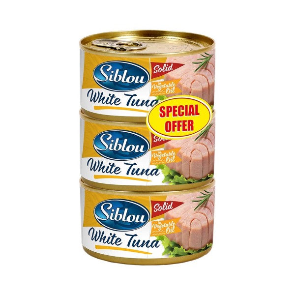 SIBLOU 3 WHITE TUNA IN OIL AT SP