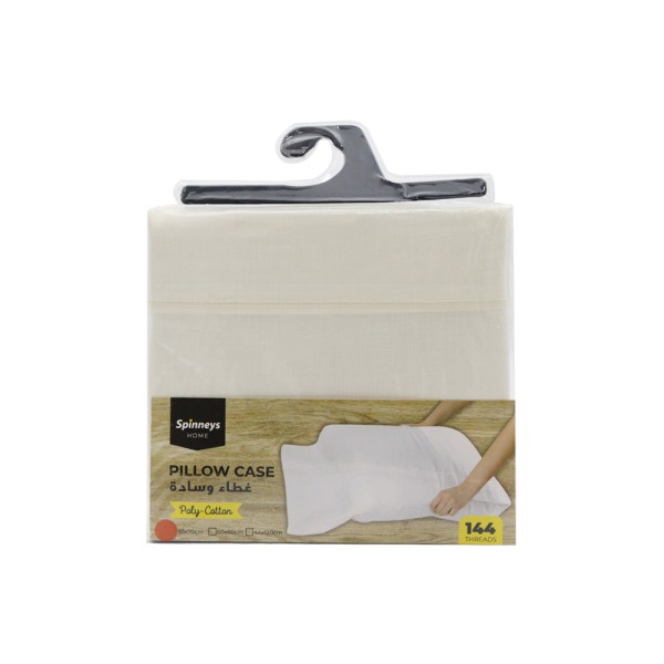 SPINNEYS SP POLYCOTTON PILLOW CASE PEARL