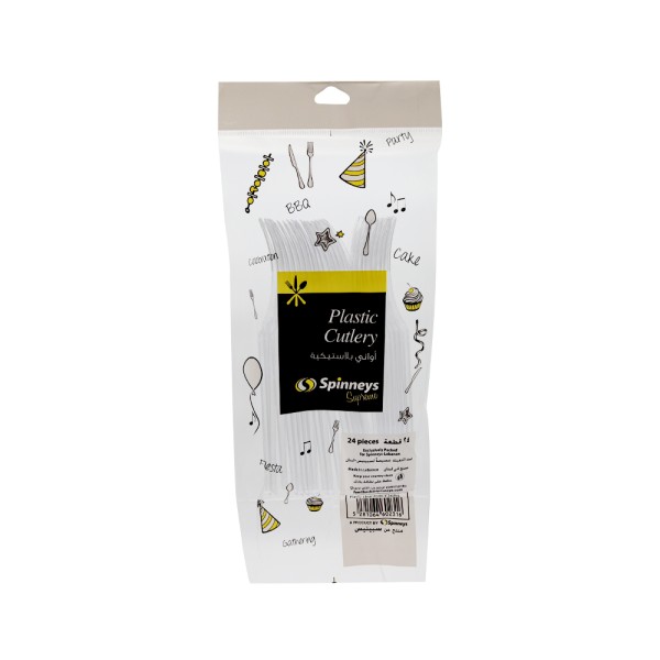 PLASTIC FORKS CLEAR 171007-V001 by Spinneys