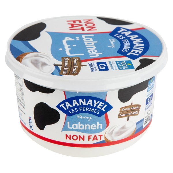 Taanayel Les Fermes Labneh Non Fat 500G 207704-V001 by Taanayel Les Fermes
