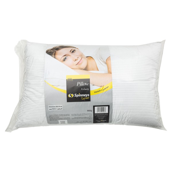 Spinneys Superior Hollofil Pillow 50X75 900G 219492-V001 by Spinneys Home