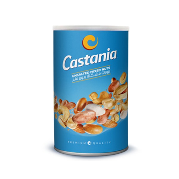 Castania Mixed Nuts No Cholesterol & Low Sodium Can 239278-V001 by Castania