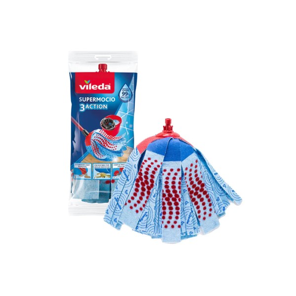 VILEDA SUPER MOP MICRO 3 ACTION REFILL