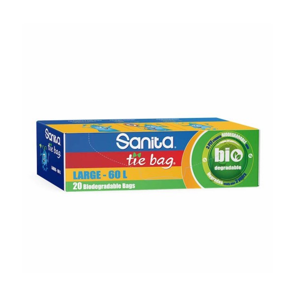 TIE BAG BIODEGRADABLE 20PC 266721-V001 by Sanita