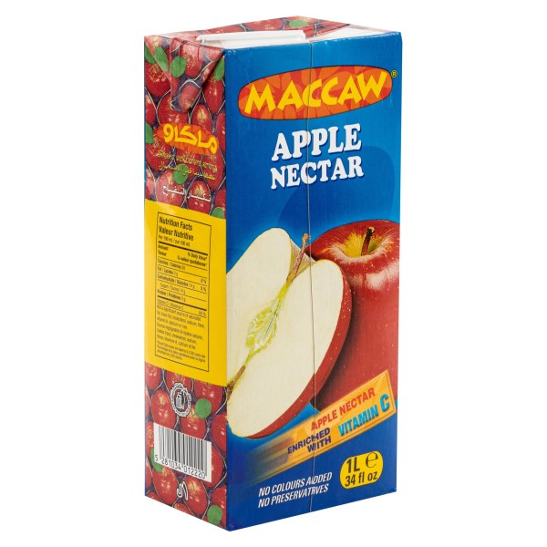Maccaw Apple Nectar Carton 1L 271776-V001 by Maccaw