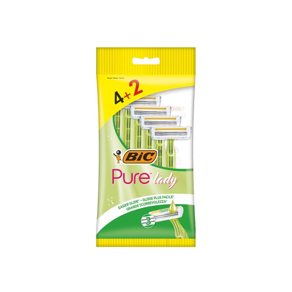 BIC RAZOR DISPOSABLE PURE3 4+2