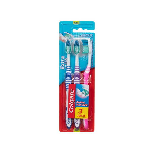 TOOTHBRUSH EXTRA CLEAN 2+1FREE 277380-V002 by Colgate