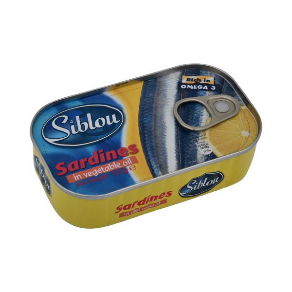 Siblou Sardine in Vegetable Oil 125g 278221-V001 by Siblou