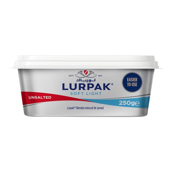 LURPAK DANISH BUTTER SFT LIGHT UNSALTD