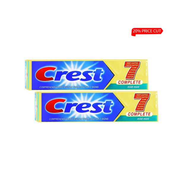 CREST TOOTHPASTE COMPLETE HERBAL FRESH 2X20PCUT