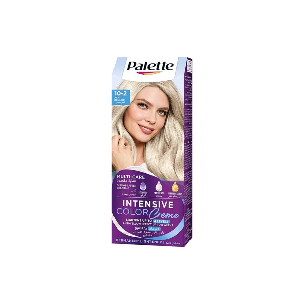 Palette Intensive Hair Color Cream With Liquid Keratin 10-2 Ash blonde
