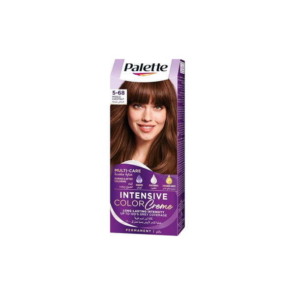 Palette Intensive Hair Color Cream With Liquid Keratin 5-68 Middle chestnut