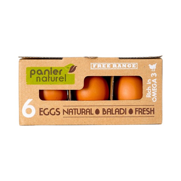 Panier Naturel Baladi Eggs Basket 6 Pieces 297709-V001 by Panier Naturel