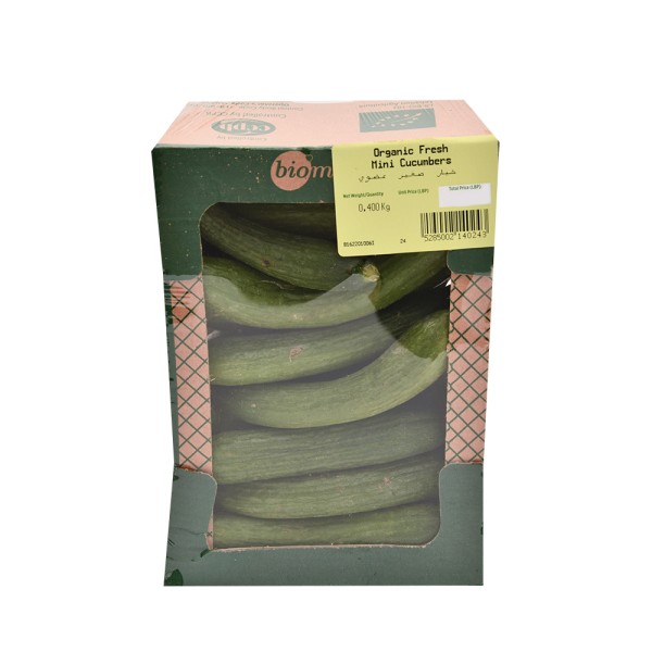 Biomass Organic Mini Cucumbers 400G 299179-V001 by Biomass