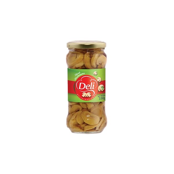DELI MUSHROOM PIECE+STEM N GLAS JAR