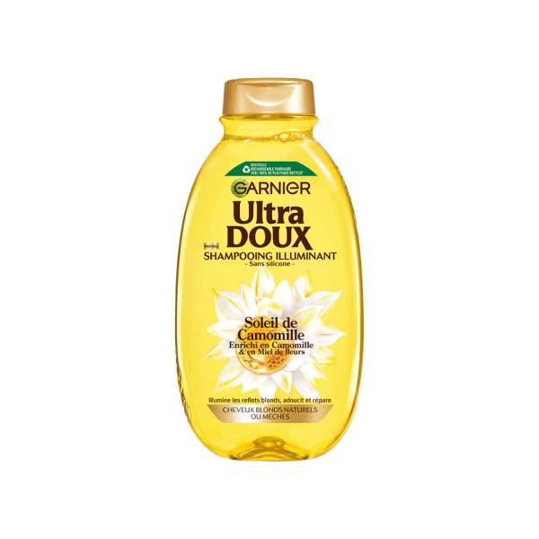 Garnier Ultra Doux Illuminating Shampoo Camomile And Flower Honey 400ml 302119-V001 by Garnier