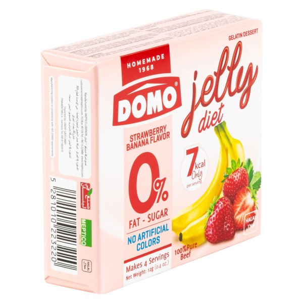 Domo Geline Strawberry-Banana Flavored 85G 302427-V001 
