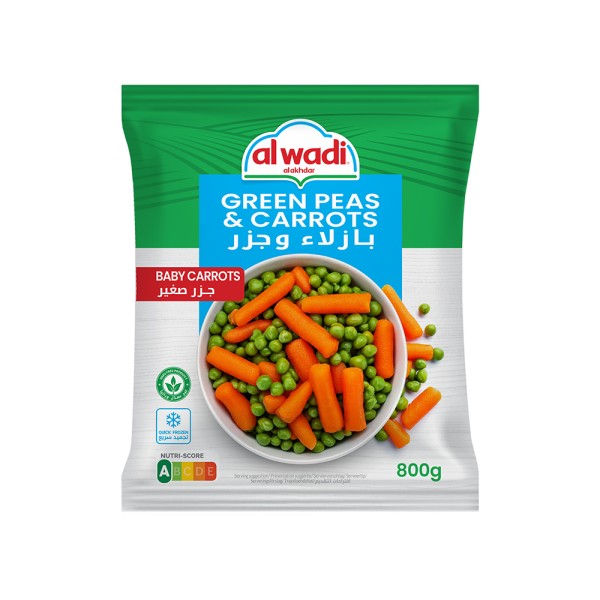 AL WADI AL AKHDAR VERY FINE PEAS+BABY CARROTS