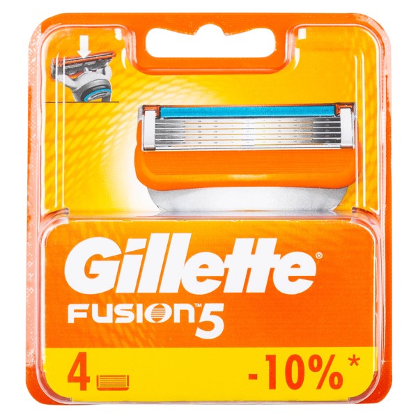 Gillette Fusion Manual Razor 4 Pieces 304759-V001 