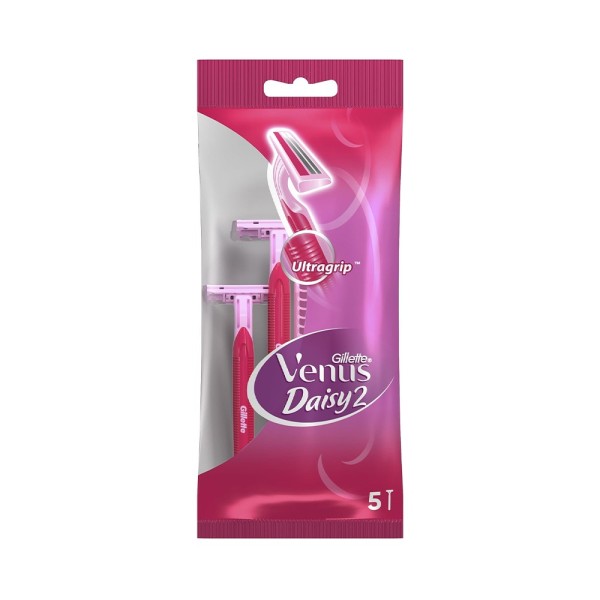 Gillette Venus Blue II Plus Ultra Grip Disposable Razor 5 count 305597-V001 by Gillette