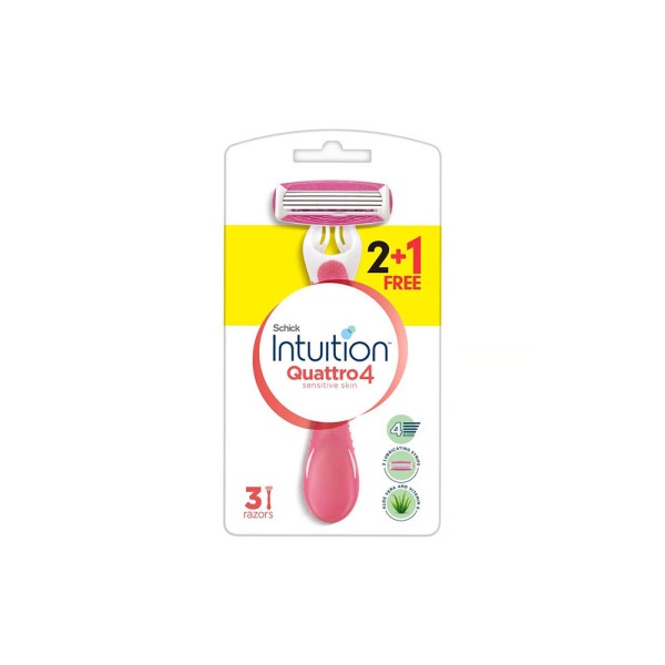 SCHICK QTTRO DISPOSABLE WOMEN 2+1 FR