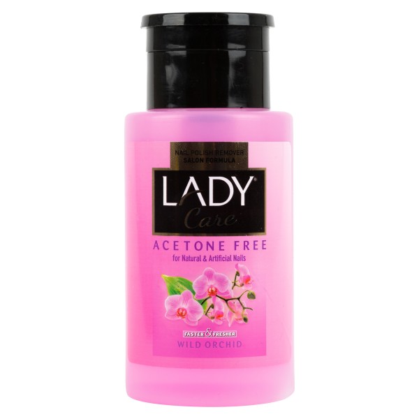 Lady Care Nail Polish Remover Salon Formula Pump Bottle With Wild Orchid Fragrance 210ml 308571-V001 by Lady Care