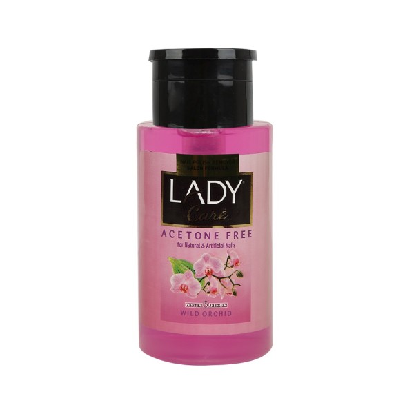 Lady Care Nail Polish Remover Salon Formula Pump Bottle With Wild Orchid Fragrance 210ml 308571-V001 by Lady Care