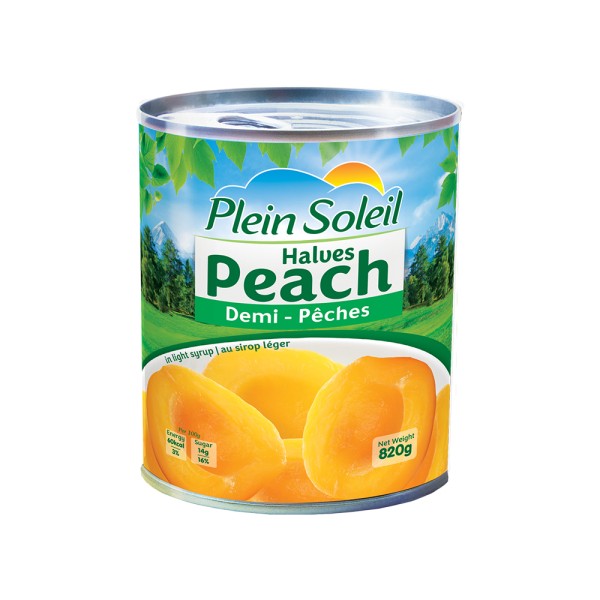 PEACH HALVES IN LIGHT SYROP 312217-V001 by Plein Soleil