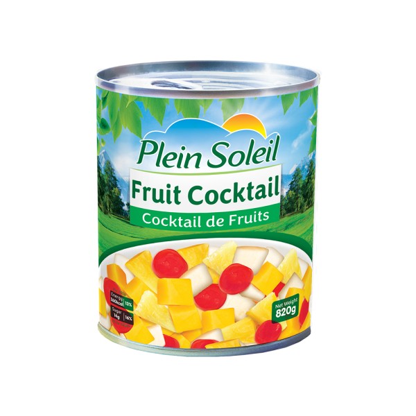 PLEIN SOLEIL FRUIT COCKTAIL IN SYROP