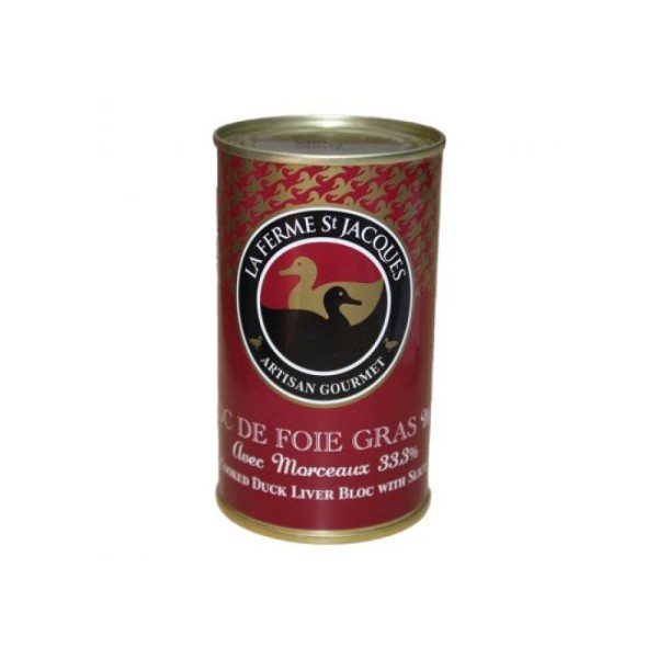 BLOC DE FOIE GRAS MORCEAUX 33PCENT 314797-V001 by La Ferme Saint Jacques