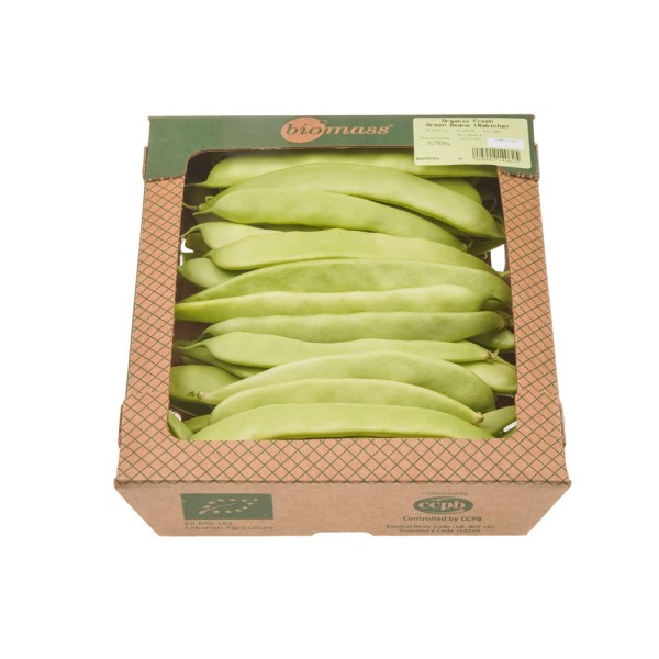 Biomass Organic Fresh Green Beans 750G 325130-V001 by Biomass