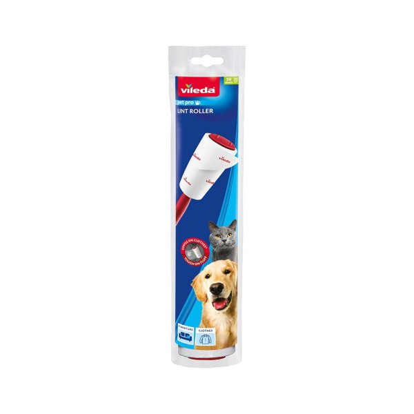 Vileda Lint Roller Set Efficient Gentle On Fabrics Comfortable 58 Sheets