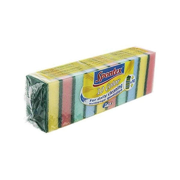 SPONTEX 10 COLOR SPONGE