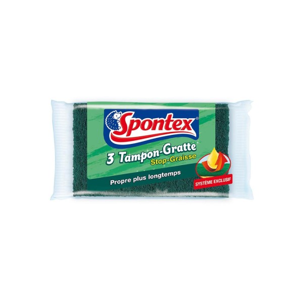 SPONTEX TAMPON GRATTE SCOURING GRN PAD