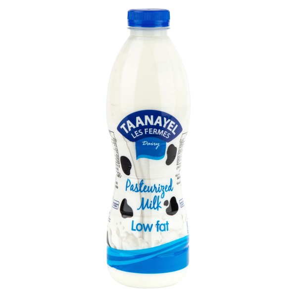 Taanayel Les Fermes Fresh Milk Low Fat 1L 332718-V001 by Taanayel Les Fermes