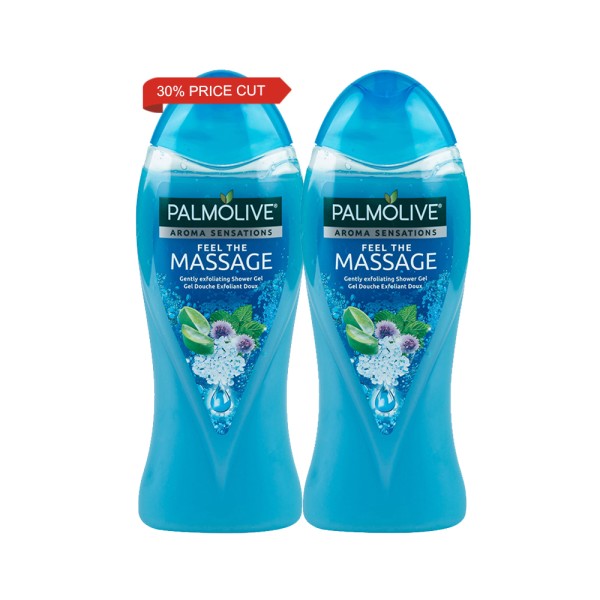 PALMOLIVE NATURALS SHOWER GEL FEEL MASSAGE 2x30PCUT