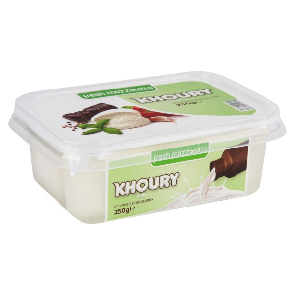 Khoury Dairy Fresh Mozzarella 250G 347899-V001 by Dairy Khoury