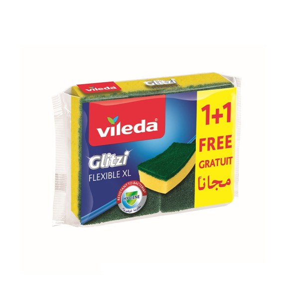 Vileda Scourer Glitzi Flexible XL 1+1